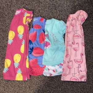 2T girls Carter’s summer pajama lot